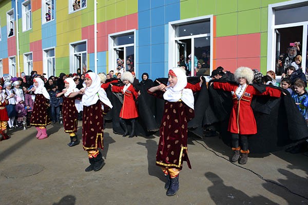 В концерте принимали участие самые маленькие жители села