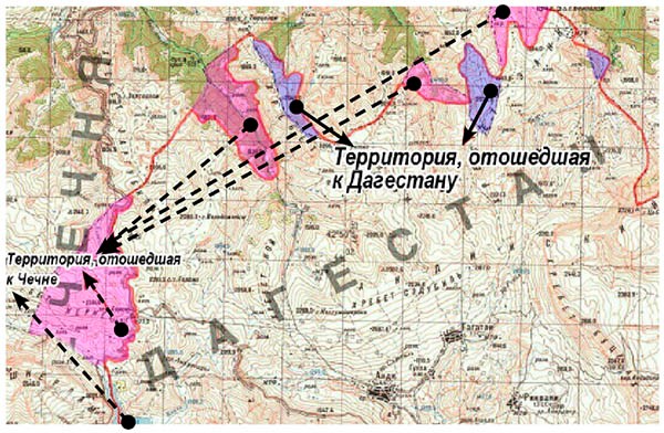 Граница хоть и административная, но для двух сторон не менее важная...